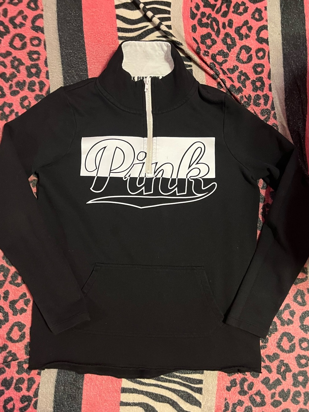 Vintage PINK Victoria's Secret zip up jacket